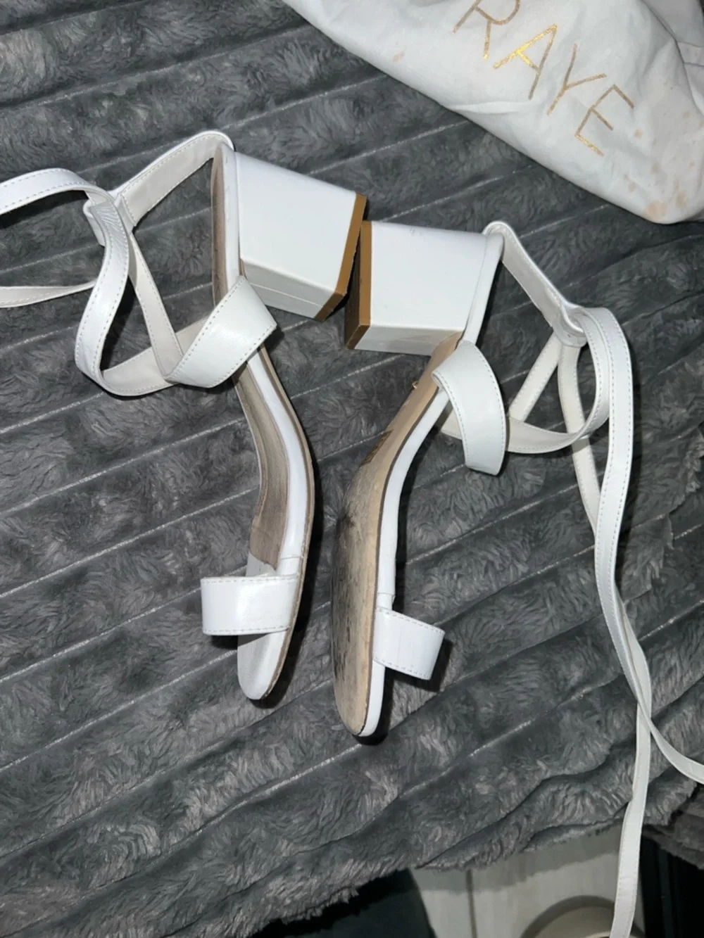 RAYE White Kepner Sandal - Dust Bag Included - Picture 8 of 16